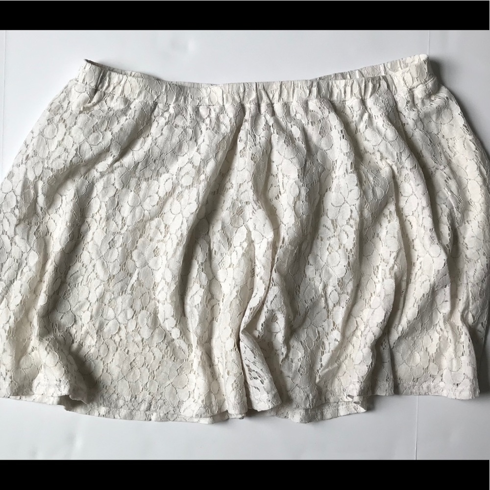 American Rag cie white lace skirt size L
